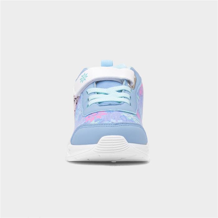 Kids Blue Easy Fasten Trainer