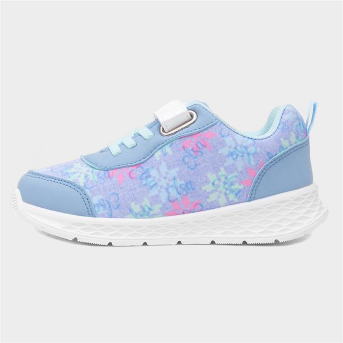 Kids Blue Easy Fasten Trainer