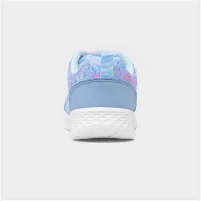 Kids Blue Easy Fasten Trainer