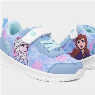 Kids Blue Easy Fasten Trainer