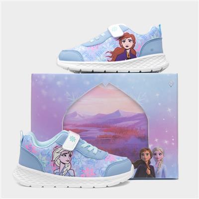 Kids Blue Easy Fasten Trainer