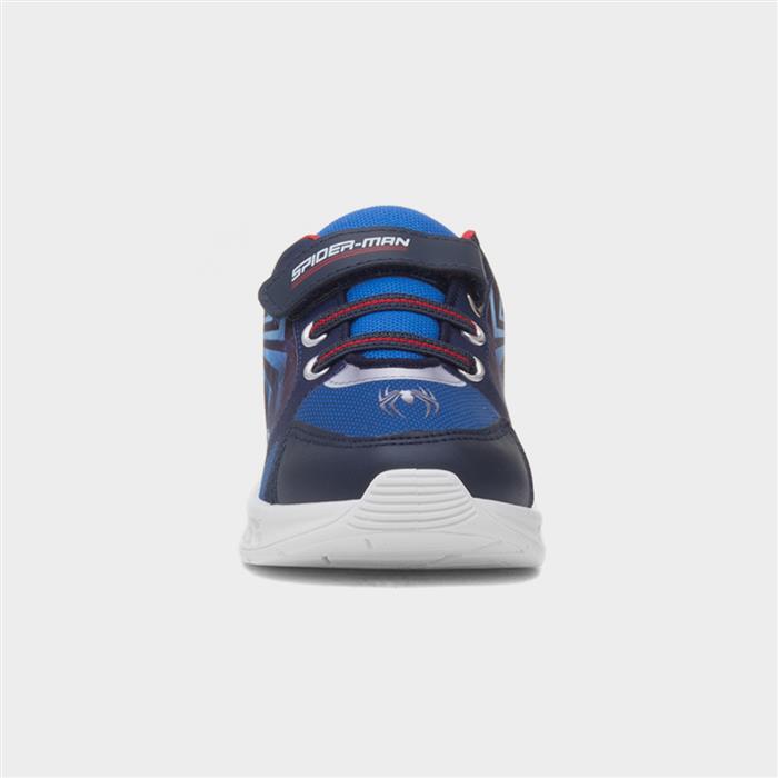 Kids Navy Easy Fasten Trainer