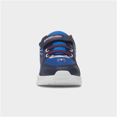 Kids Navy Easy Fasten Trainer