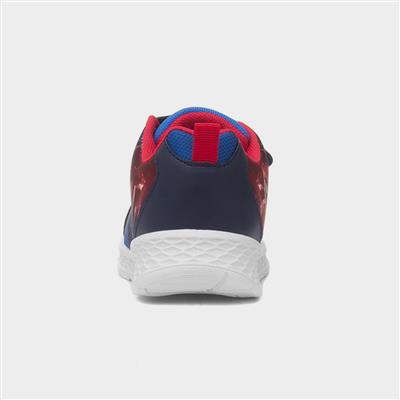 Kids Navy Easy Fasten Trainer