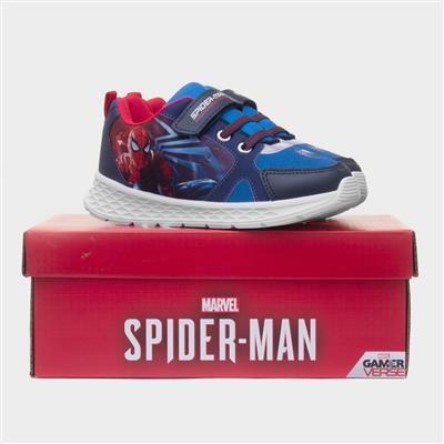 Kids Navy Easy Fasten Trainer