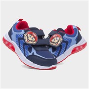 Super Mario Kids Navy Light Up Trainer (Click For Details)