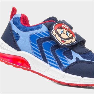 Kids Navy Light Up Trainer