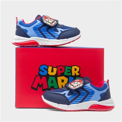 Kids Navy Light Up Trainer