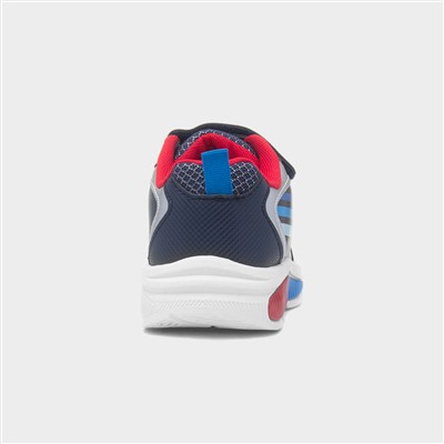 Kids Navy Light Up Trainers