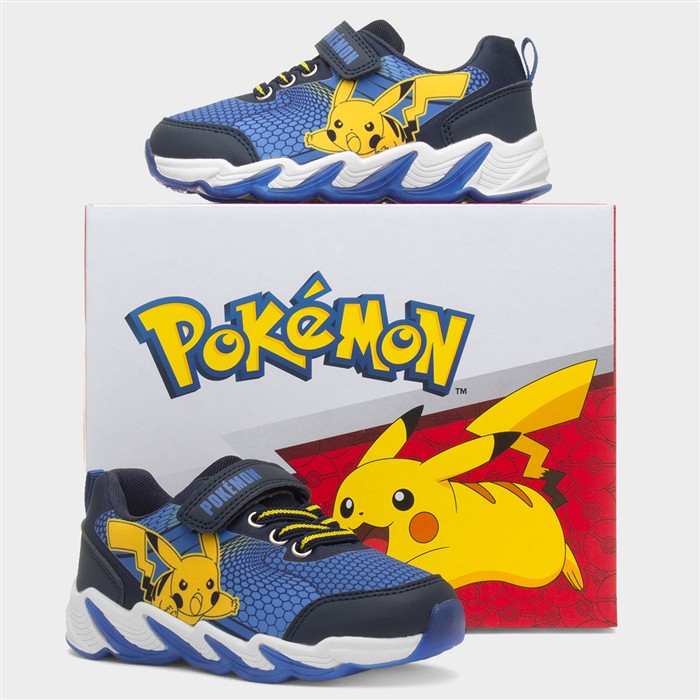 Kids Navy Light Up Trainer