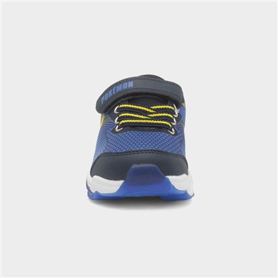Kids Navy Light Up Trainer