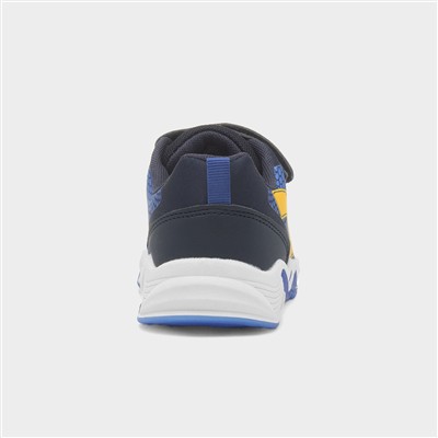 Kids Navy Light Up Trainer