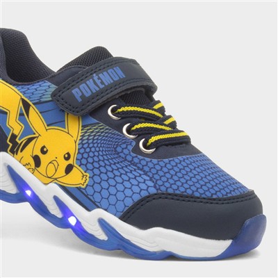 Kids Navy Light Up Trainer