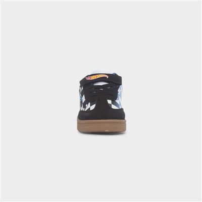 Enko Kids Black Easy Fasten Trainer