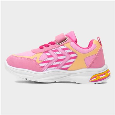 Kids Pink Light Up Trainer