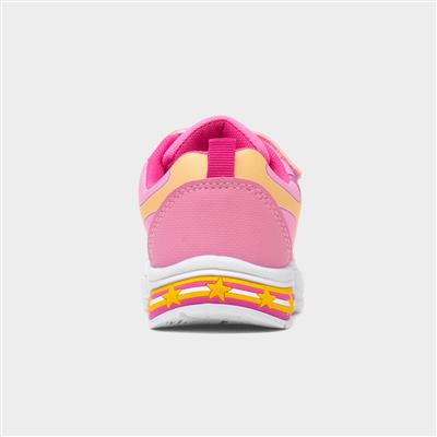 Kids Pink Light Up Trainer