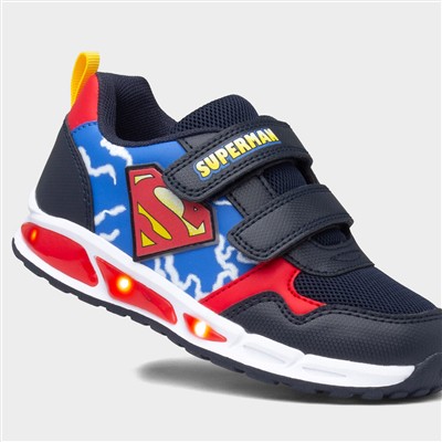 Kids Navy Light Up Trainer