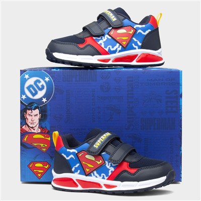 Kids Navy Light Up Trainer