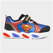 Superman Kids Blue Light Up Trainer (Click For Details)