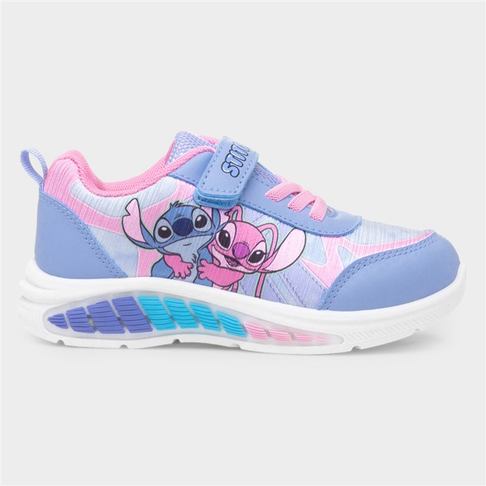 Disney Stitch Multi-Coloured Kids Light Up Trainer Size 30