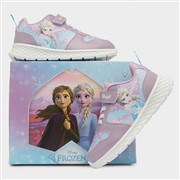 Disney Frozen Kids Purple Easy Fasten Trainer (Click For Details)