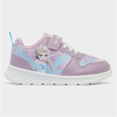 Kids Purple Easy Fasten Trainer