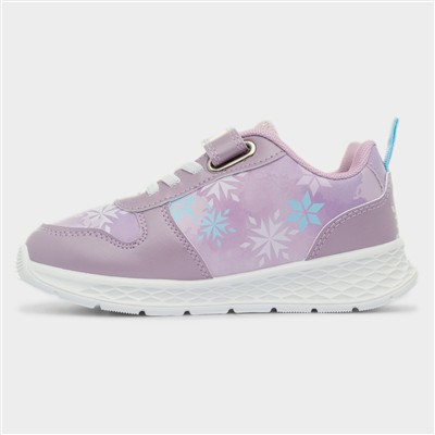 Kids Purple Easy Fasten Trainer