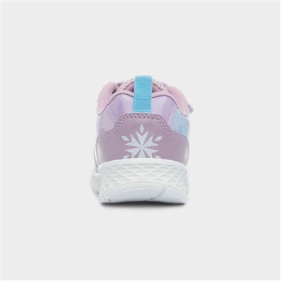 Kids Purple Easy Fasten Trainer