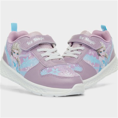 Kids Purple Easy Fasten Trainer