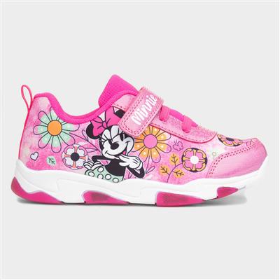 Kids Fuchsia Light Up Trainer