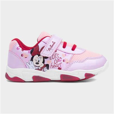 Kids Pink Light Up Trainers