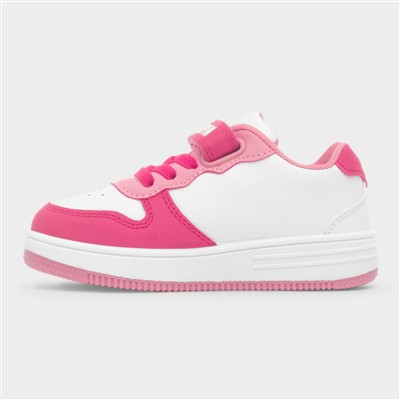 Bee Kids Pink Easy Fasten Trainer