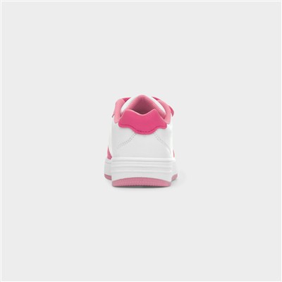 Bee Kids Pink Easy Fasten Trainer