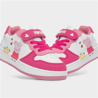 Bee Kids Pink Easy Fasten Trainer
