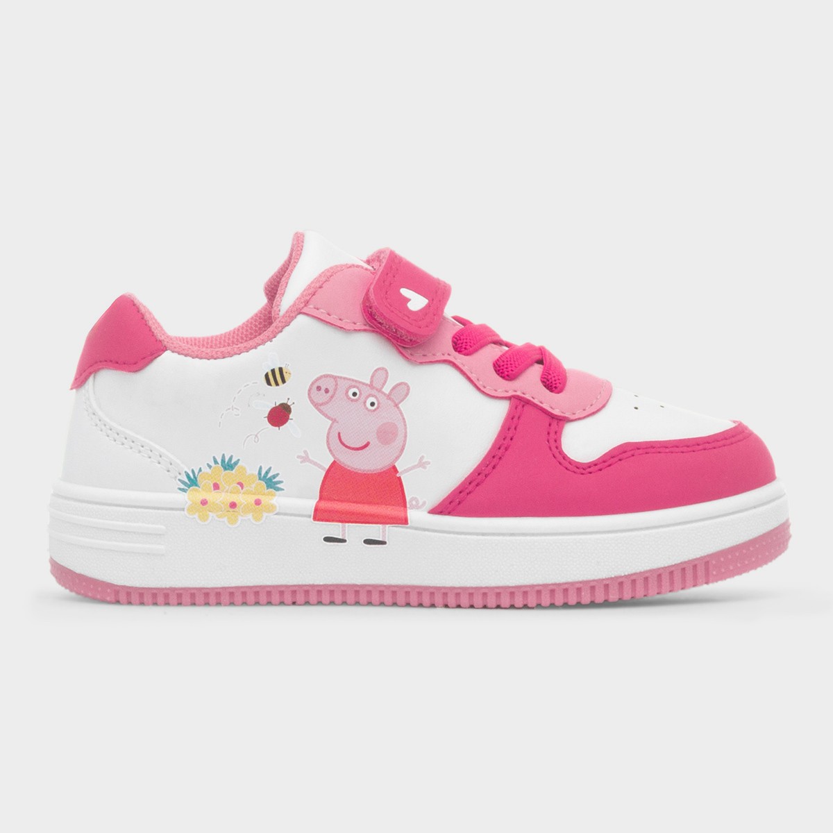 Bee Kids Pink Easy Fasten Trainer