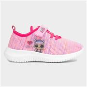 LOL Surprise Dolls Kids Pink Knitted Trainer (Click For Details)