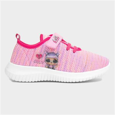 Surprise Dolls Kids Pink Knitted Trainer