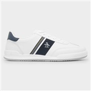Original Penguin Gaz Mens White Lace Up Trainer (Click For Details)