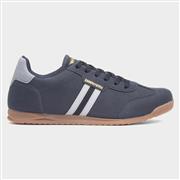 Lambretta Tackle Mens Navy Lace Up Trainer (Click For Details)