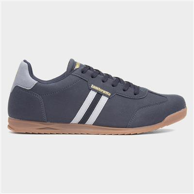 Tackle Mens Navy Lace Up Trainer