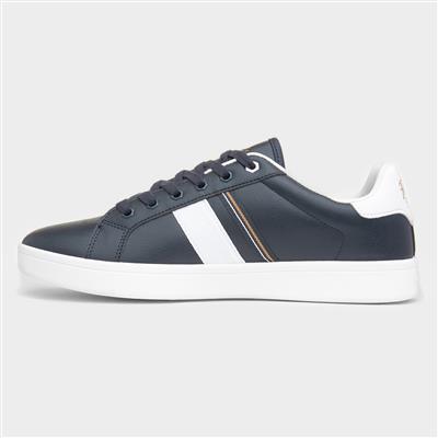 Steadman Retro Mens Navy Trainer