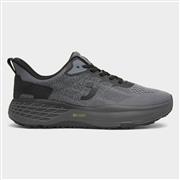 SJ Athleisure Mens Black & Grey Lace Up Trainer (Click For Details)