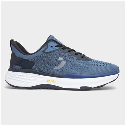 Athleisure Mens Navy Lace Up Trainers