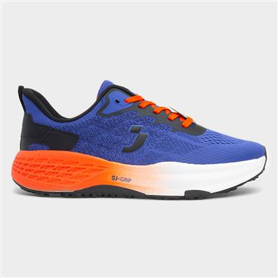 Athleisure Mens Blue Lace Up Trainer