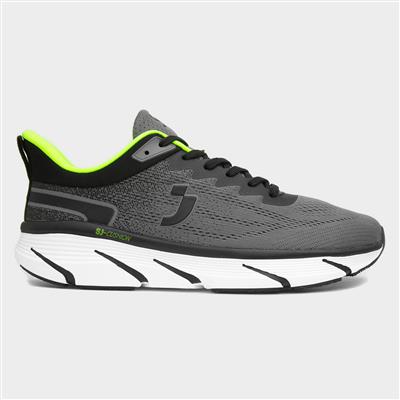 Athleisure Mens Grey Lace Up Trainer