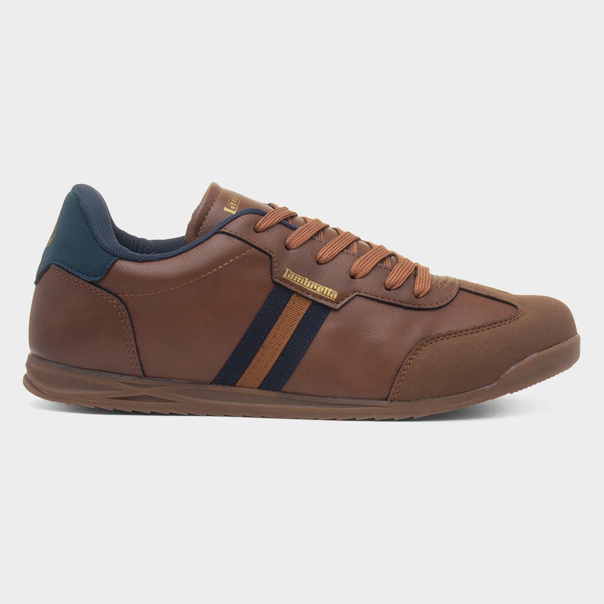 Tackle Mens Tan Lace Up Trainer