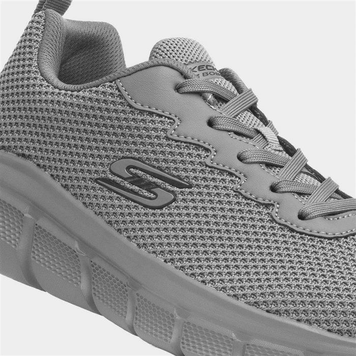 Skechers Bobs B Flex Chill Edge Mens Grey Trainer-80838 shoezone