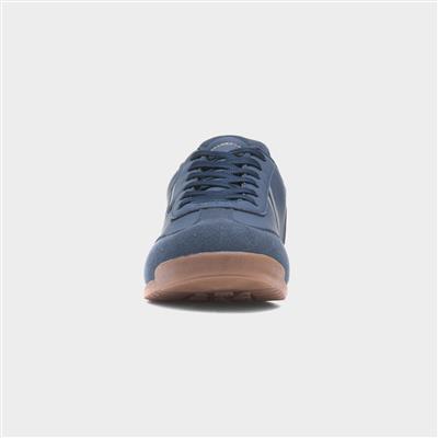 Tackle Mens Navy Lace Up Trainer