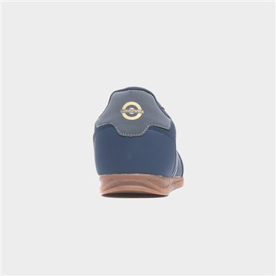 Tackle Mens Navy Lace Up Trainer