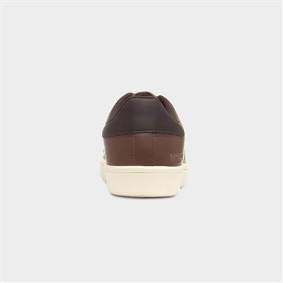 Pinball Mens Tan Lace Up Trainer